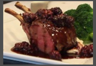 Rack of Venison with Caramelized Shallot